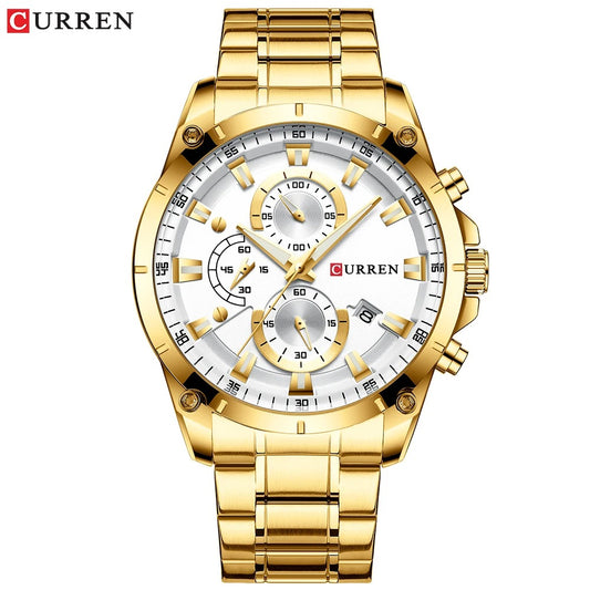 Reloj Curren 8360 Hombre Acero Cronógrafo