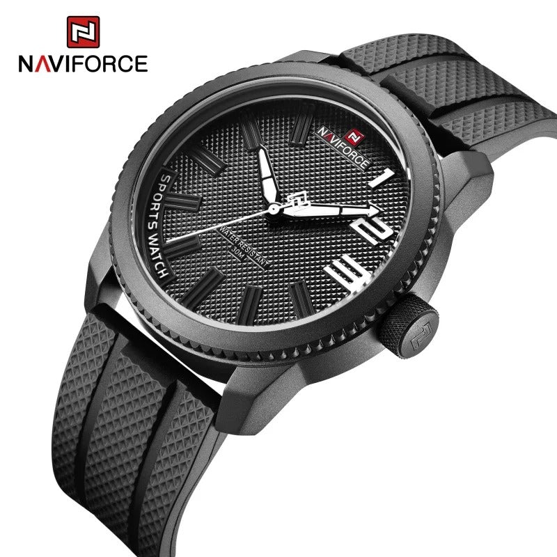 Reloj NAVIFORCE NF9202T para Hombre – Cuarzo Deportivo con Correa de Silicona, Calendario y Resistencia al Agua | Foucault Chile