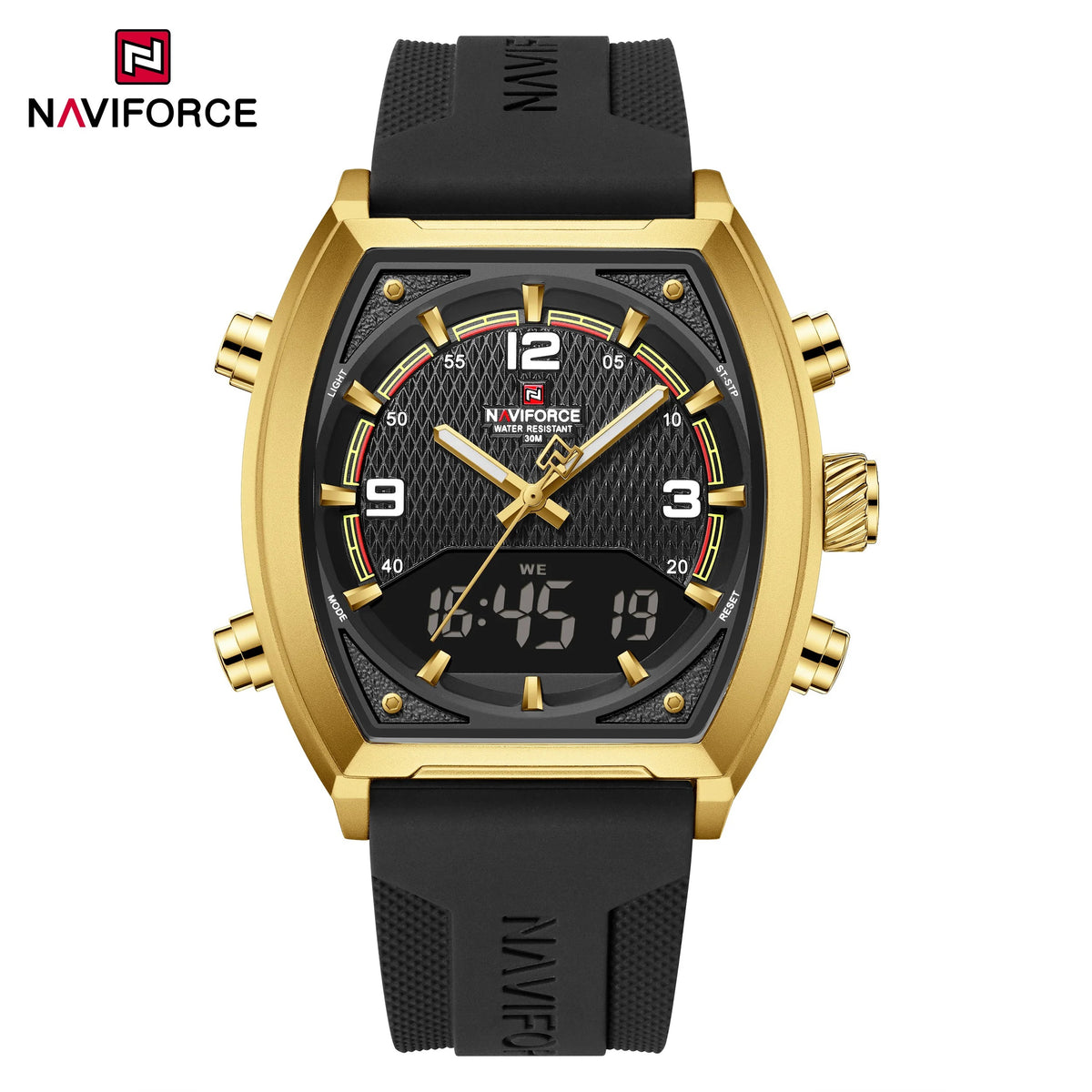 Reloj Naviforce Hombre Silicona Digital Militar