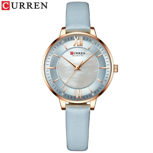 Reloj Curren 9080 Mujer Cuero Elegante