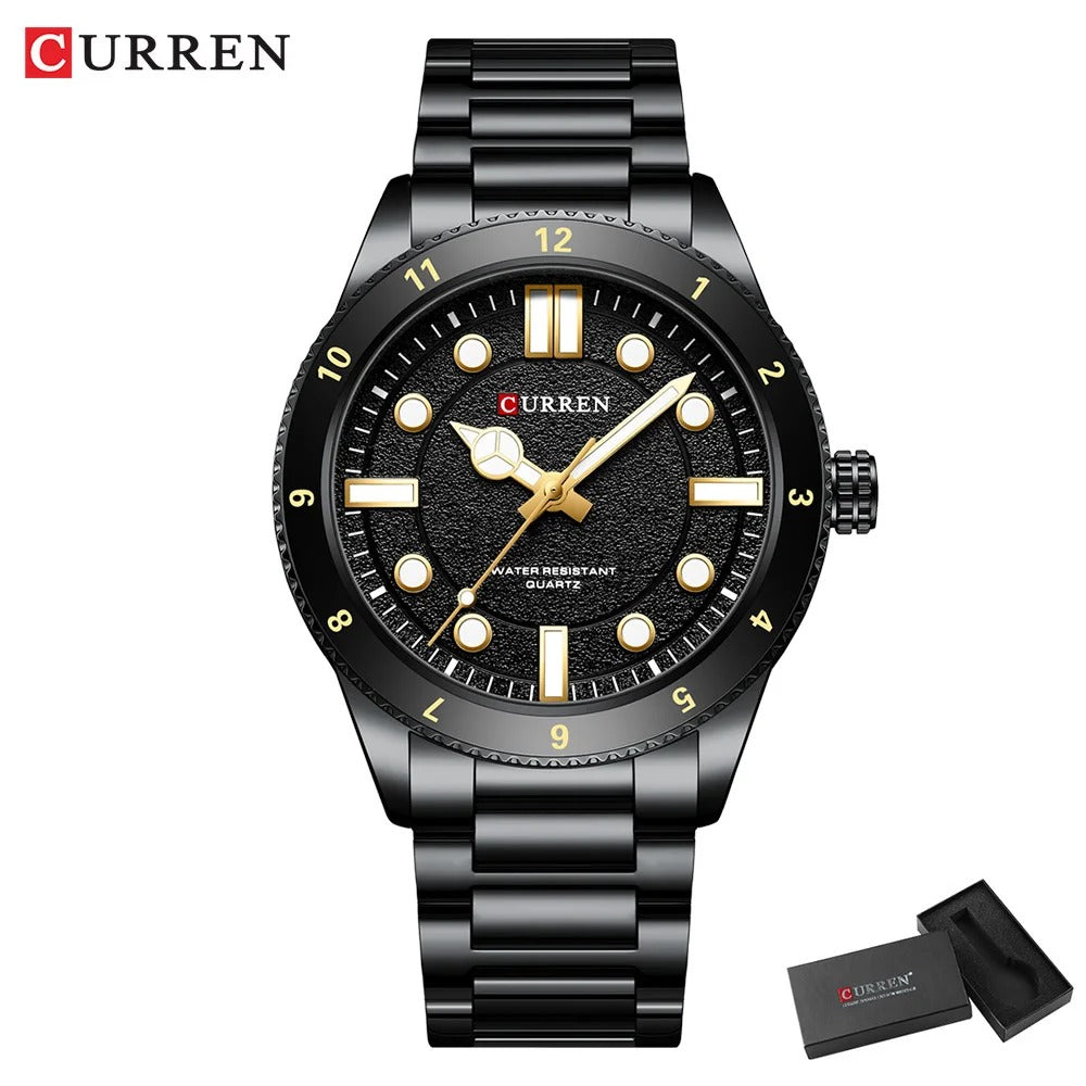 Reloj Curren 8450 Hombre Correa de Acero Verde