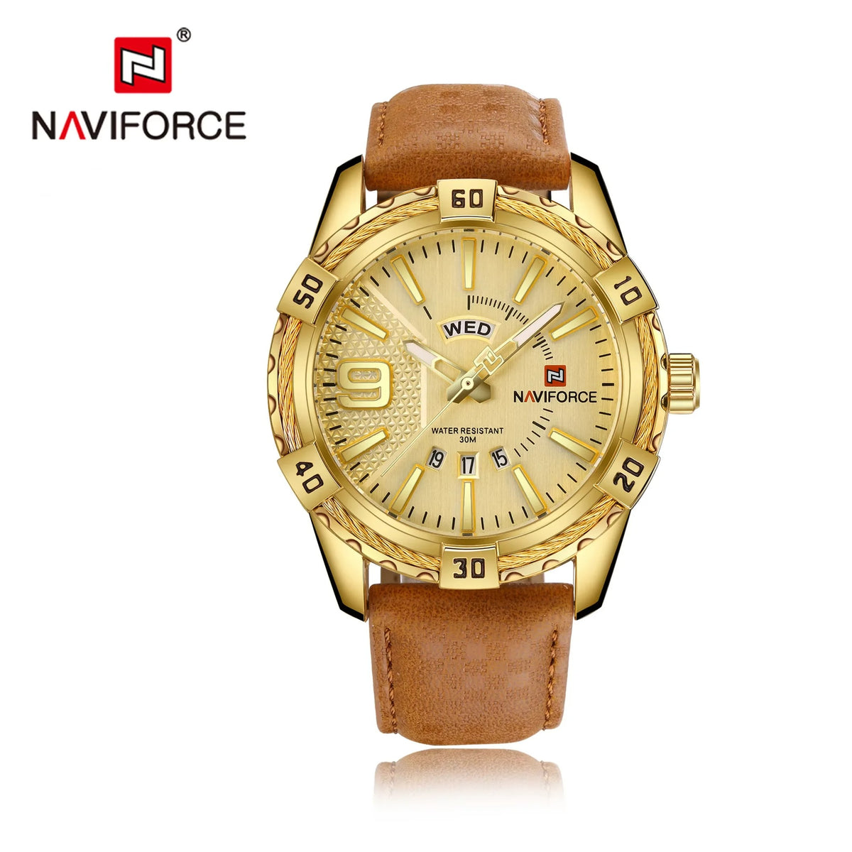 Reloj Naviforce NF9117S Hombre Acero Calendario