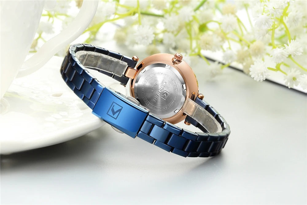 Reloj Curren 9054 Mujer Acero Creativo