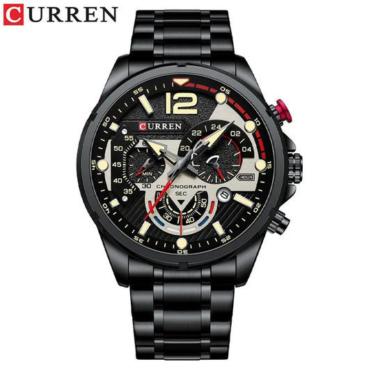 Reloj Curren 8395 Hombre Acero Cronógrafo