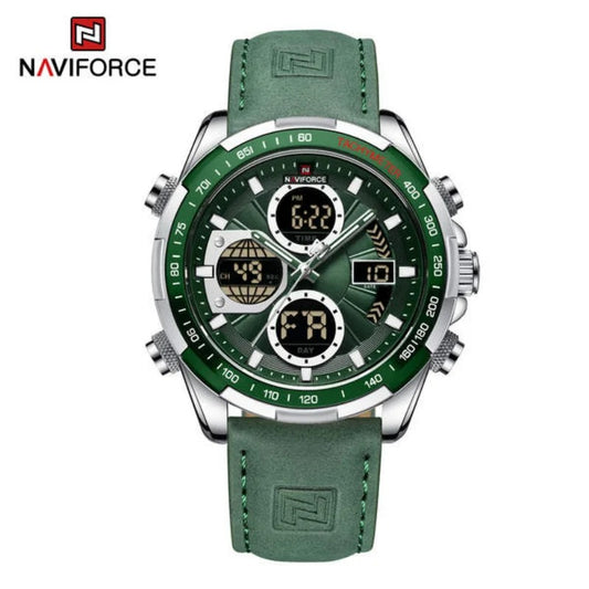 Reloj Naviforce NF9197L Hombre Cuero Doble Pantalla