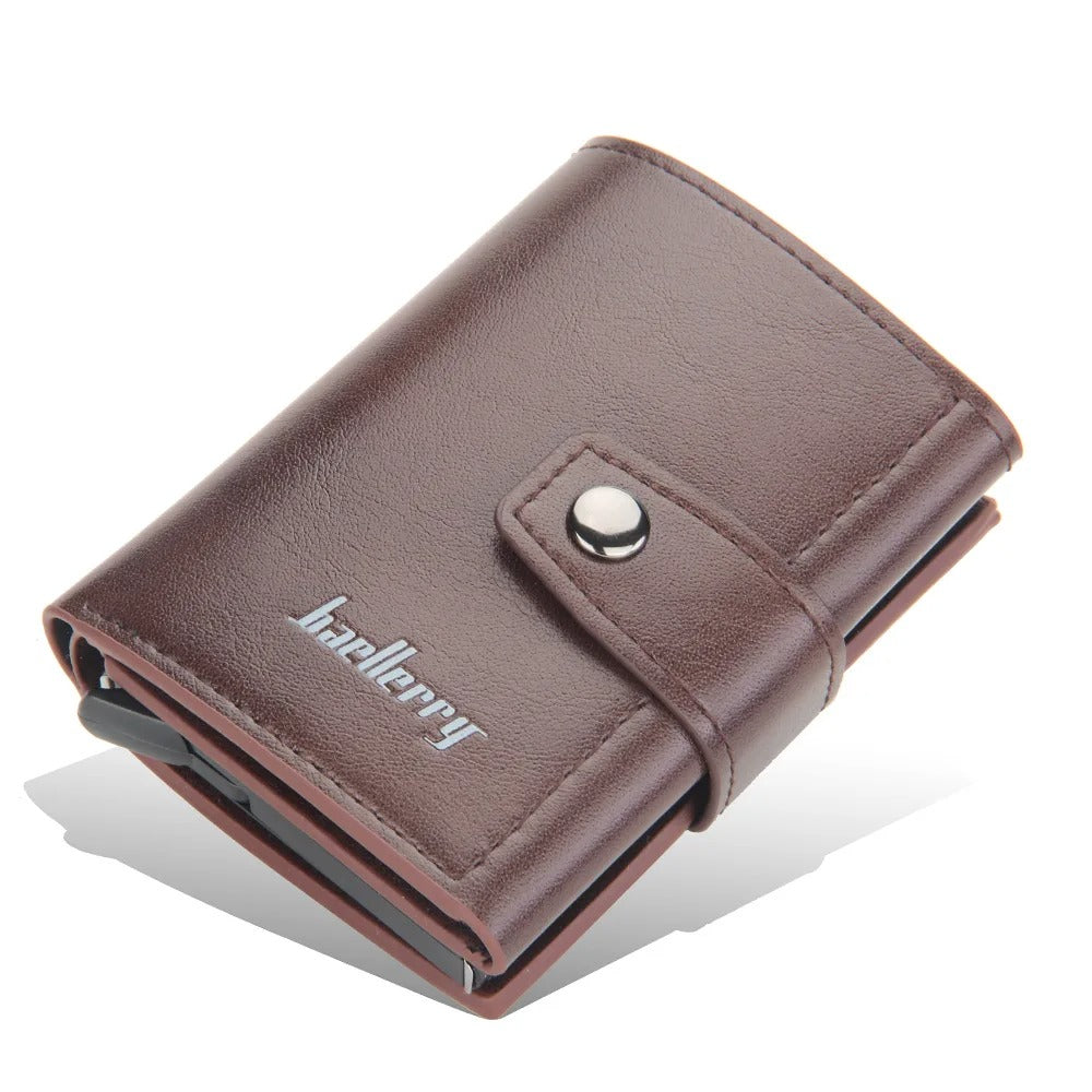 Cartera RFID Baellerry con Clip Metálico y Diseño Ultra Delgado