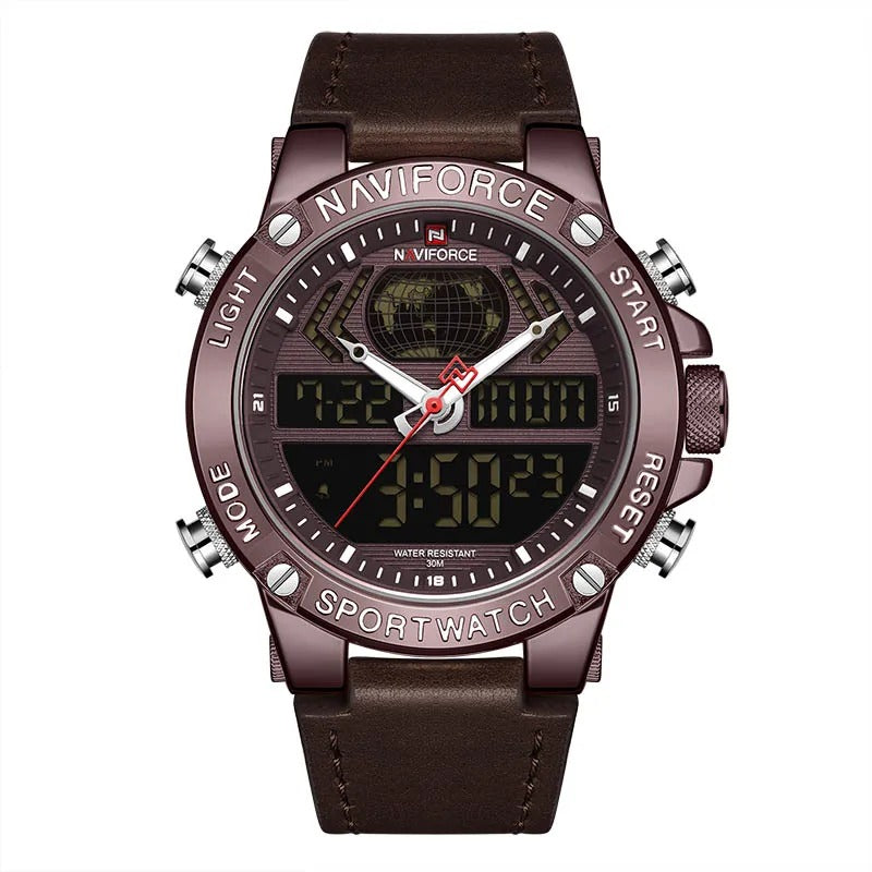 Reloj Naviforce NF9164 Hombre Cuero Cronógrafo
