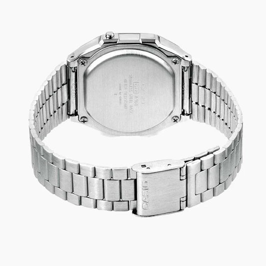 Reloj Casio A168WA vintage plateado, opción para regalo — Foucault