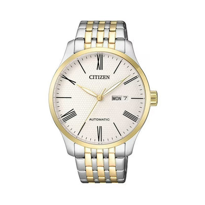 CITIZEN NH8354-58A Reloj Automático Hombre 2026 – Acero Inoxidable Plateado, Calibre 8200, Día y Fecha, 50M