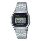 Casio A159WA-N1DF Reloj Vintage 2026 – Digital Plateado Made in Japan con Cronómetro, Alarma y Luz LED