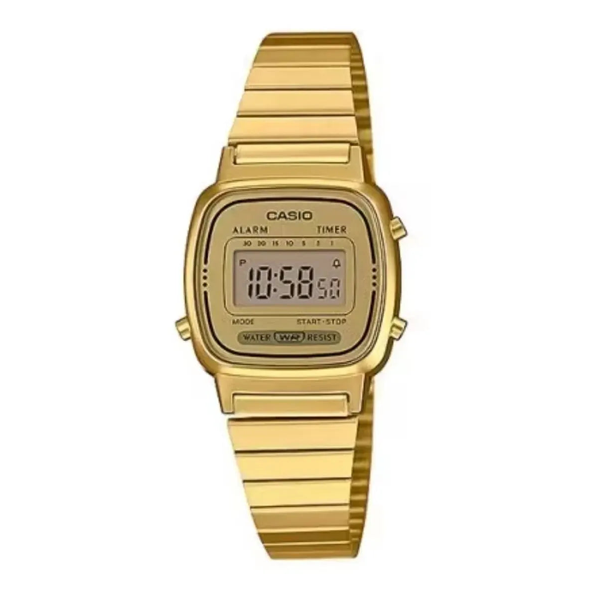Reloj Casio LA670WGA Mujer Digital Dorado