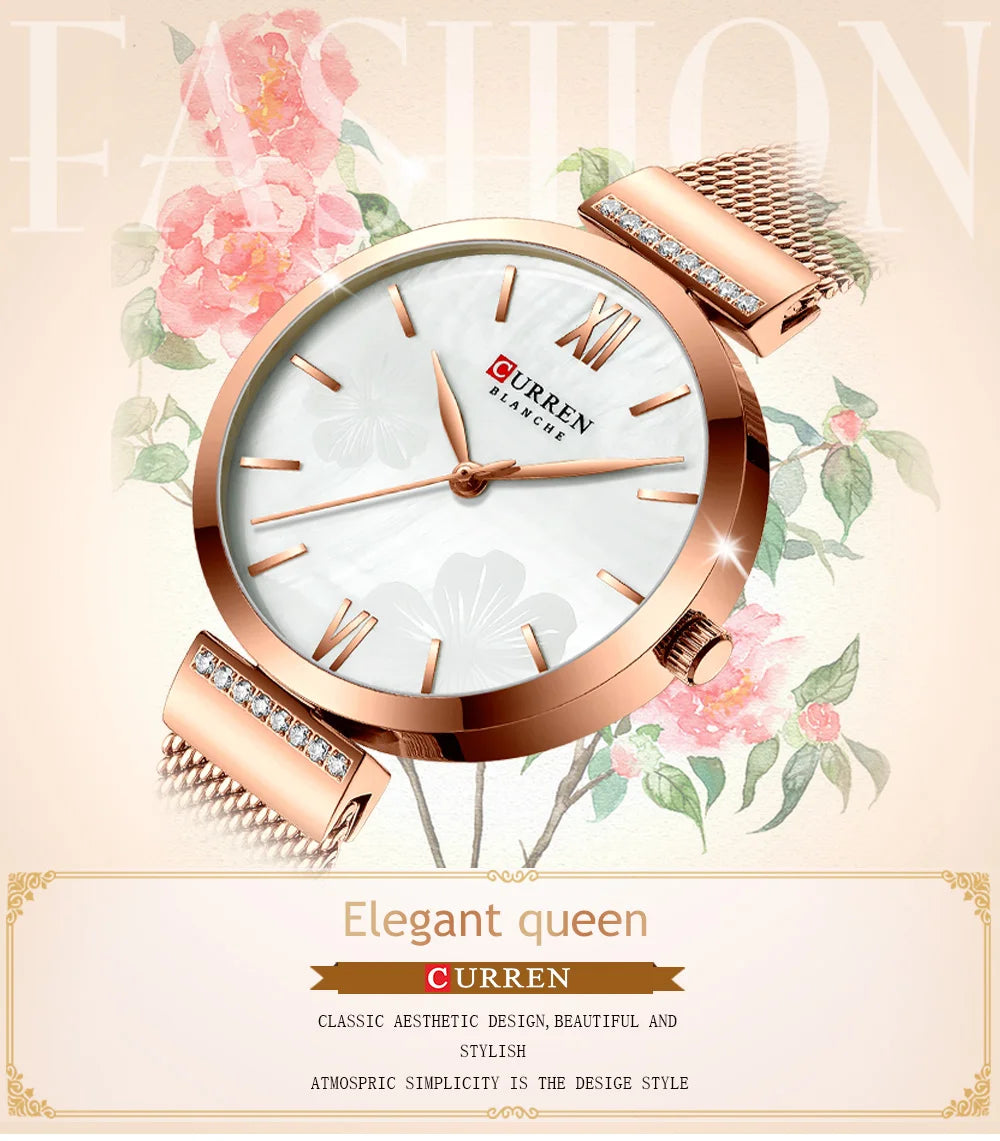 Reloj Curren 9067 de mujer — Foucault Valdivia