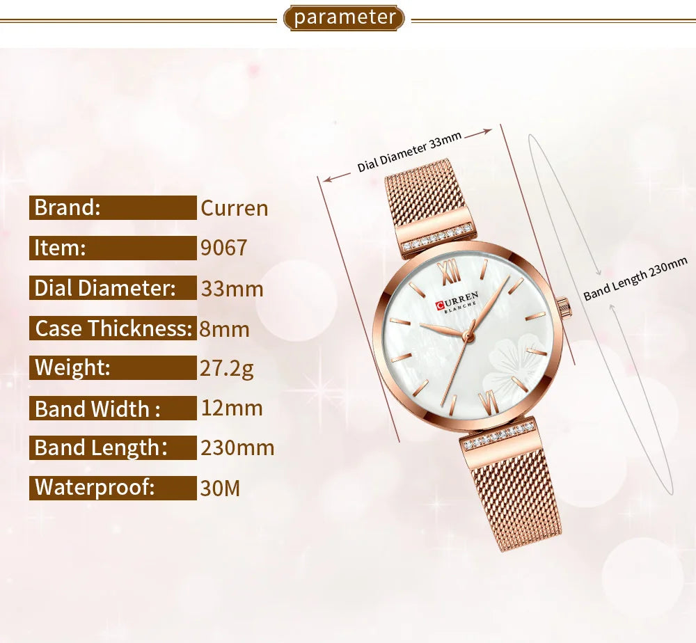 Reloj Curren 9067 de mujer, vista 3