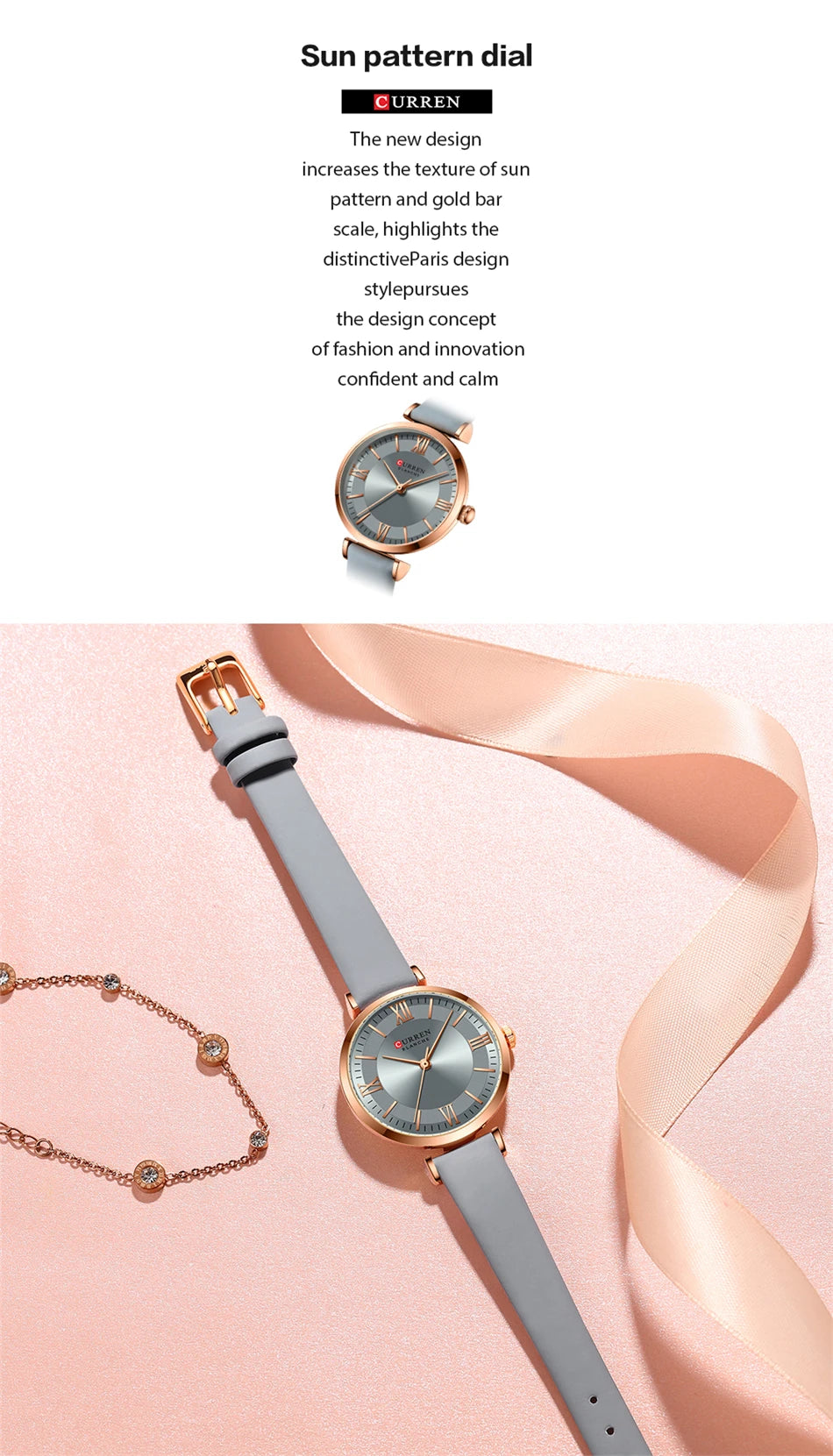Reloj Curren 9079 de mujer, vista 2