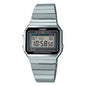 Casio A700W-1ACF Reloj Vintage Slim 2026 – Digital Plateado Ultrafino con Cronómetro, Alarma y Calendario