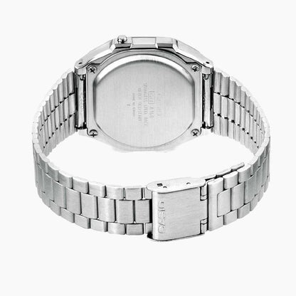 Casio A168WA-1WDF Reloj Vintage 2026 – Digital Plateado con Luz Electroluminiscente, Cronómetro y Alarma