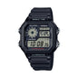 Casio AE-1200WH-1AV “Casio Royale” Reloj Hombre 2026 – World Time 100M, Cronómetro, Temporizador y Luz LED