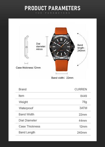 Reloj Curren 8449 de hombre, vista 2