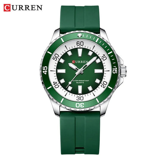 Reloj Curren 8448 Unisex Deportivo de Cuarzo con Correa de Silicona | Resistente al Agua