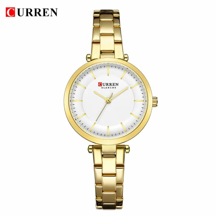 Reloj Curren 9054 Mujer Acero Creativo
