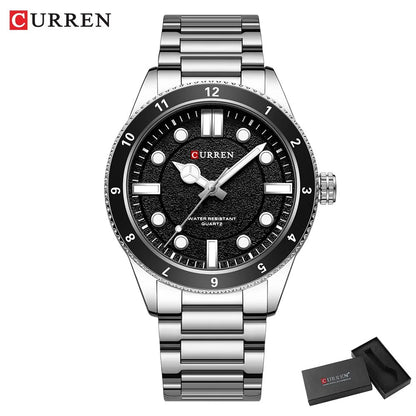 Reloj Curren 8450 Hombre Correa de Acero Verde