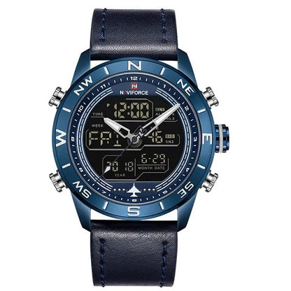 Reloj Naviforce NF9144 Hombre Cuero Doble Pantalla — vista 4 | Foucault Relojes