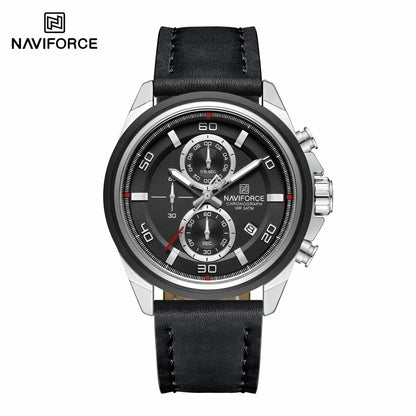 Reloj Naviforce NF8075 Hombre Cuero Cronógrafo