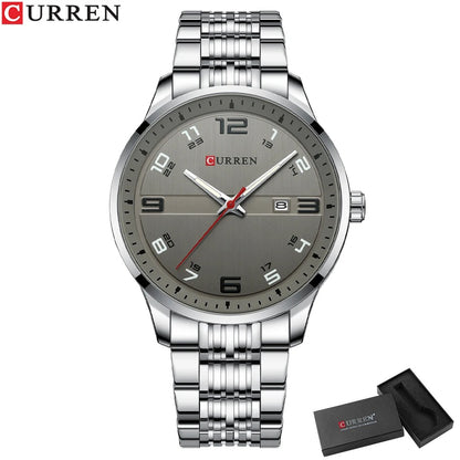 Reloj Curren 8411 Hombre Acero Calendario