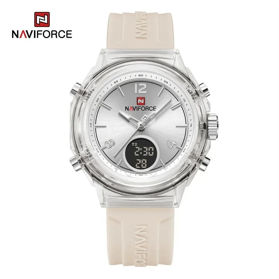 Reloj Naviforce Mujer Digital Silicona 5ATM