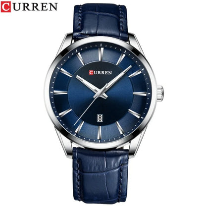 Reloj Curren 8365 Hombre Cuero Ejecutivo — vista 3 | Foucault Relojes