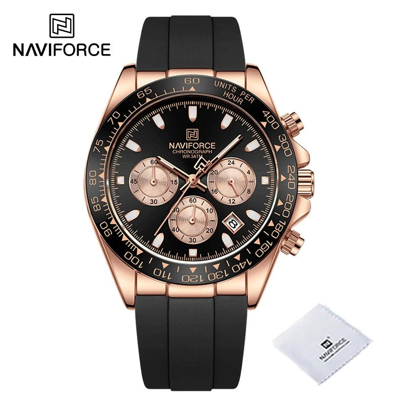 Reloj Naviforce NF8054 Hombre Silicona Cronógrafo