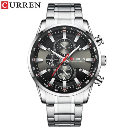 Reloj Curren Hombre Acero Seis Agujas