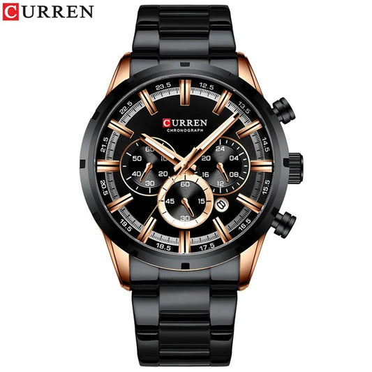 Reloj Curren 8355 Hombre Acero Esfera 3D
