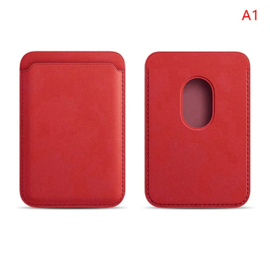 Tarjetero Magnético de Cuero para Hombre | Billetera Minimalista Porta Tarjetas RFID
