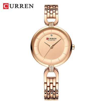 Reloj Curren 9052 Mujer Acero con Cristales — Foucault Valdivia