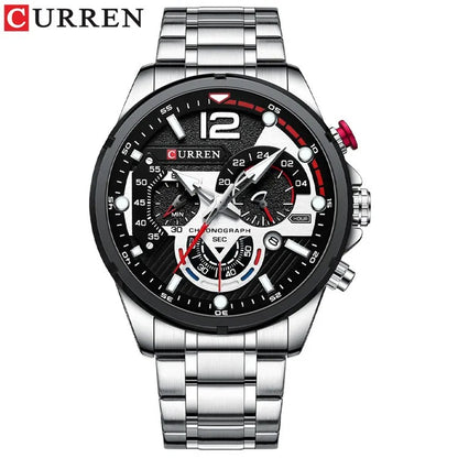 Reloj Curren 8395 Hombre Acero Cronógrafo