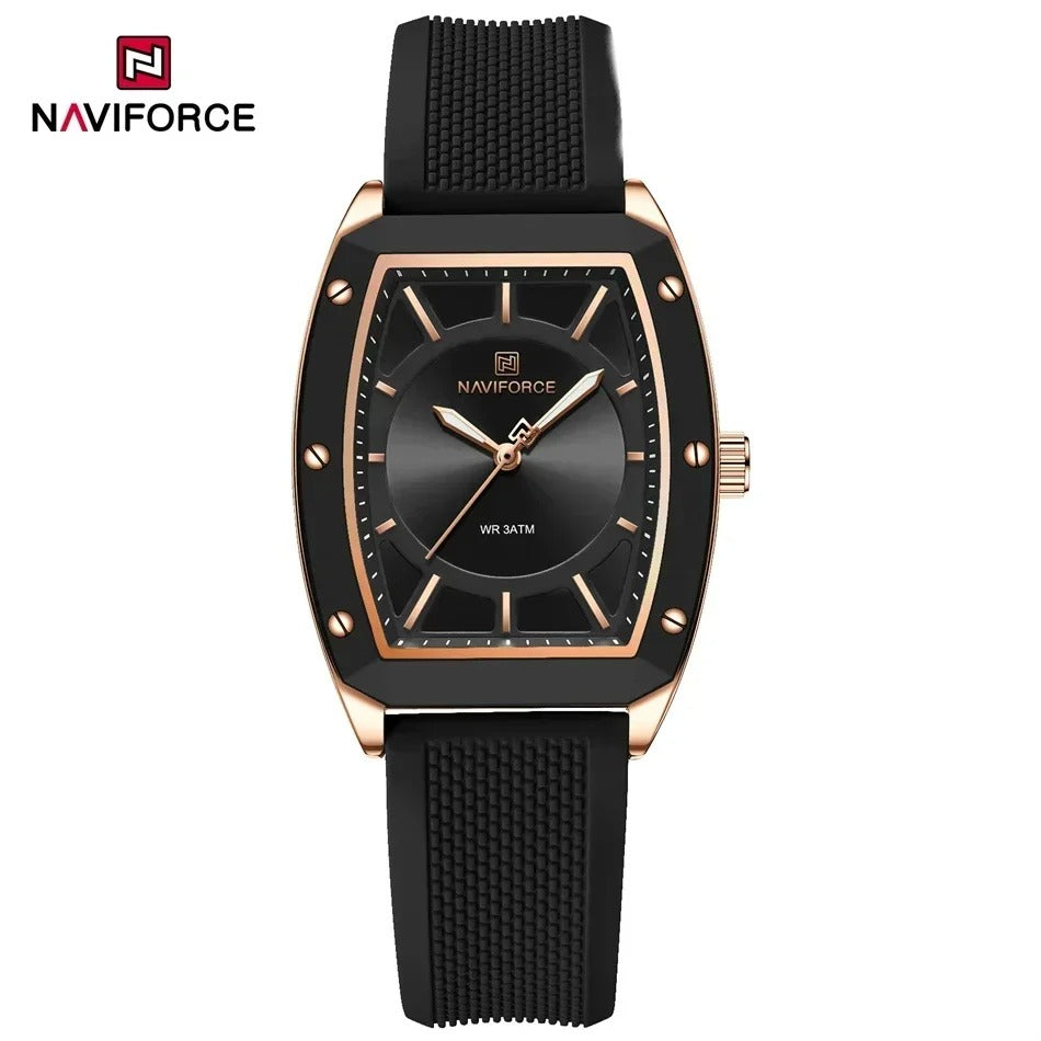 Reloj Naviforce NF5049 Mujer Tonneau Silicona