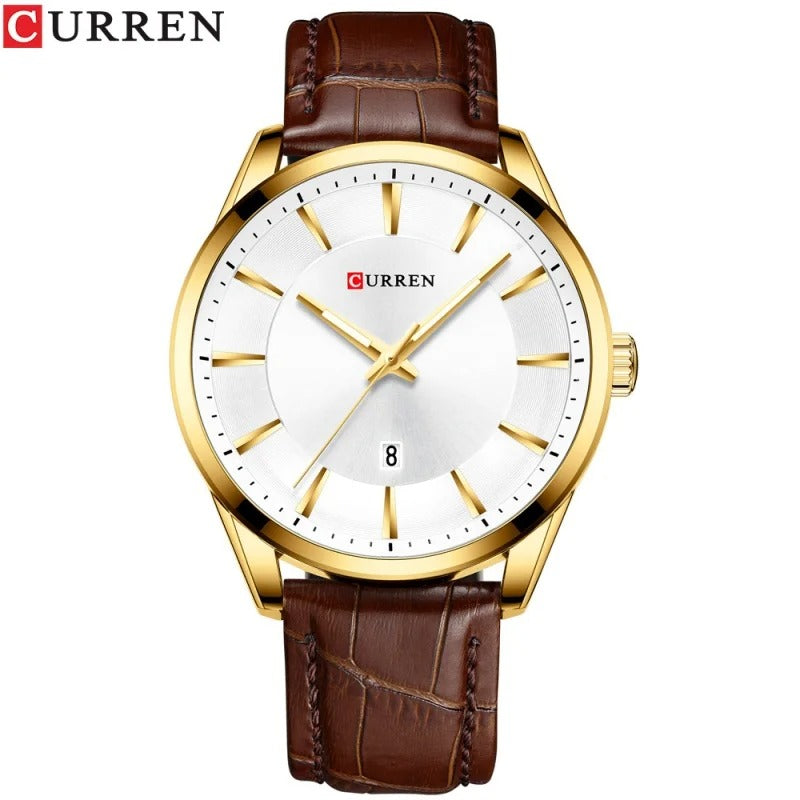 Reloj Curren 8365 Hombre Cuero Ejecutivo — vista 4 | Foucault Relojes