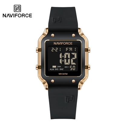 Reloj Naviforce NF6105 Mujer Digital Silicona Amarillo