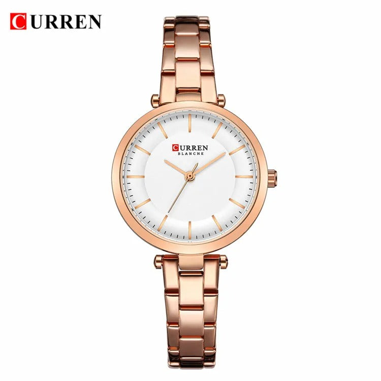 Reloj Curren 9054 Mujer Acero Creativo