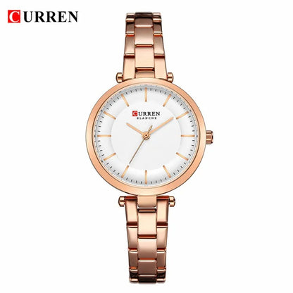 Reloj Curren 9054 Mujer Acero Creativo