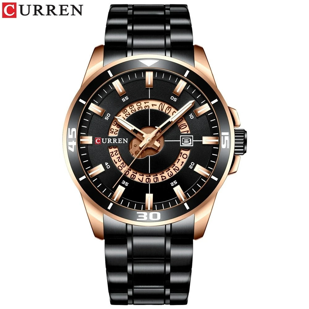 Reloj Curren 8359 Hombre Acero Esfera Grande
