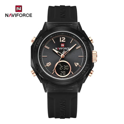 Reloj Naviforce Mujer Digital Silicona 5ATM