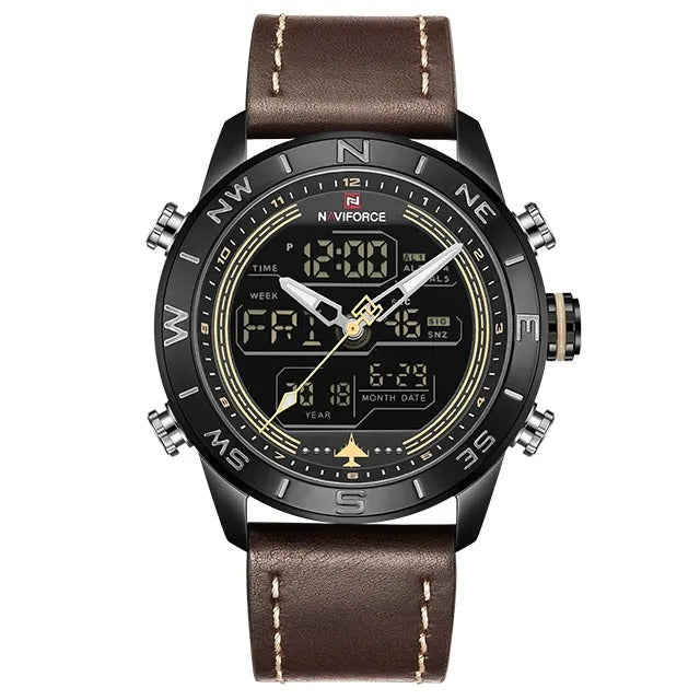 Reloj Naviforce NF9144 Hombre Cuero Doble Pantalla — vista 5 | Foucault Relojes