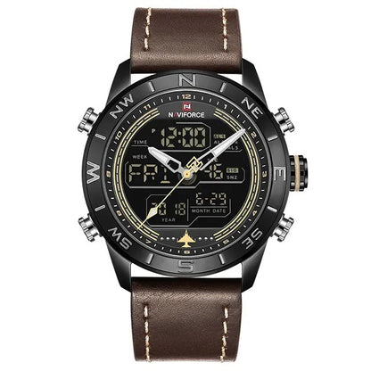 Reloj Naviforce NF9144 Hombre Cuero Doble Pantalla — vista 5 | Foucault Relojes