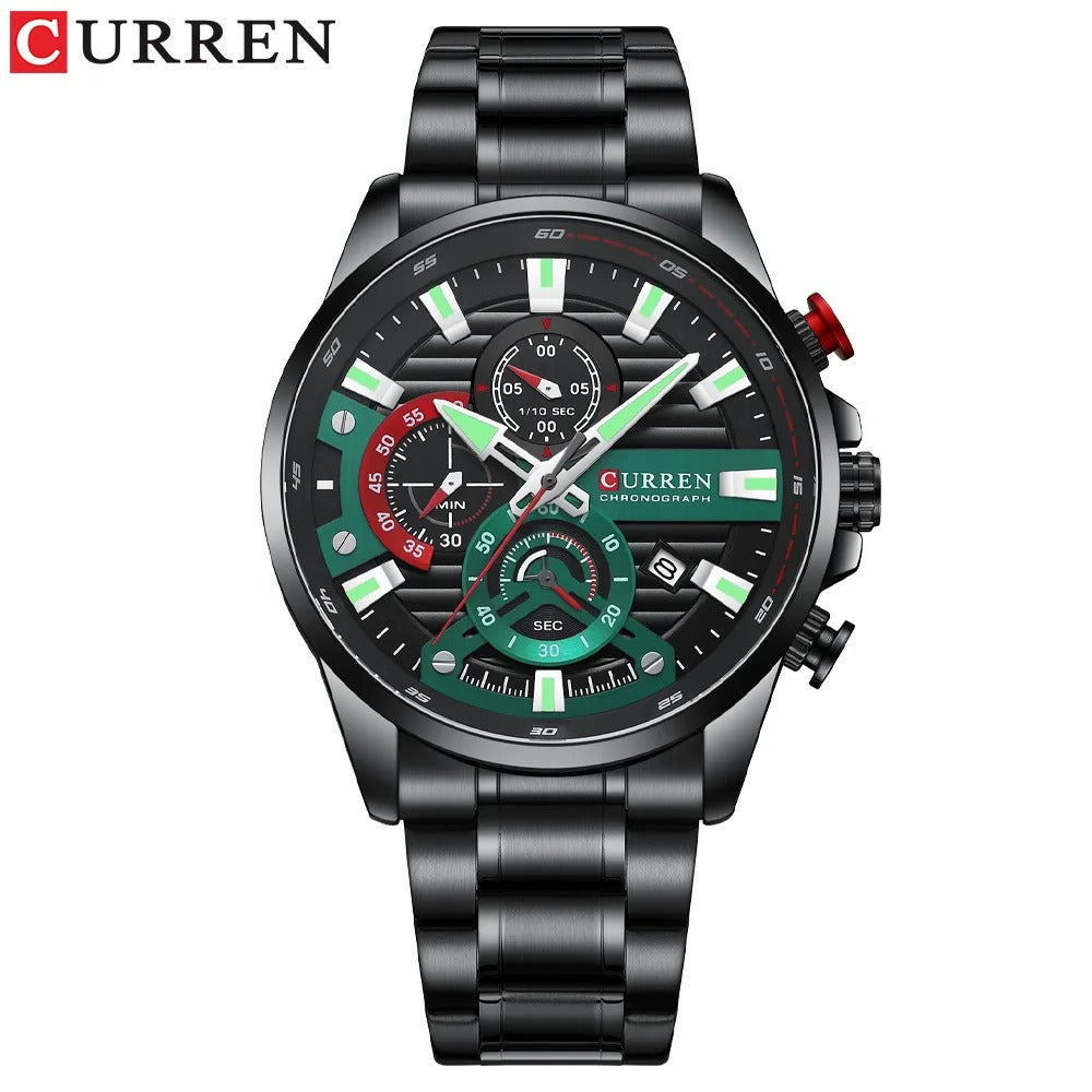 Reloj Curren 8415 Hombre Acero Calendario