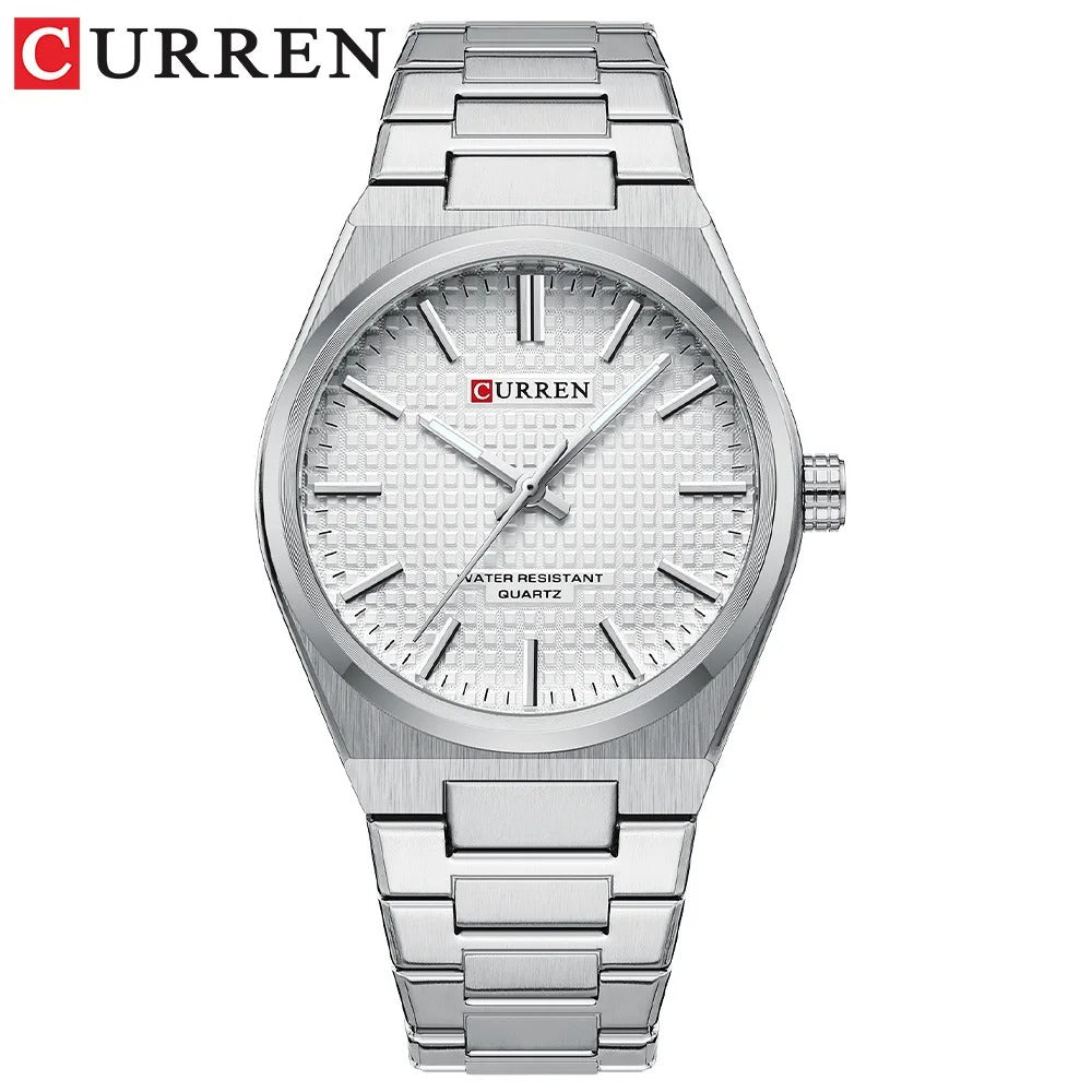 Reloj Curren 8439 Hombre Acero Minimalista