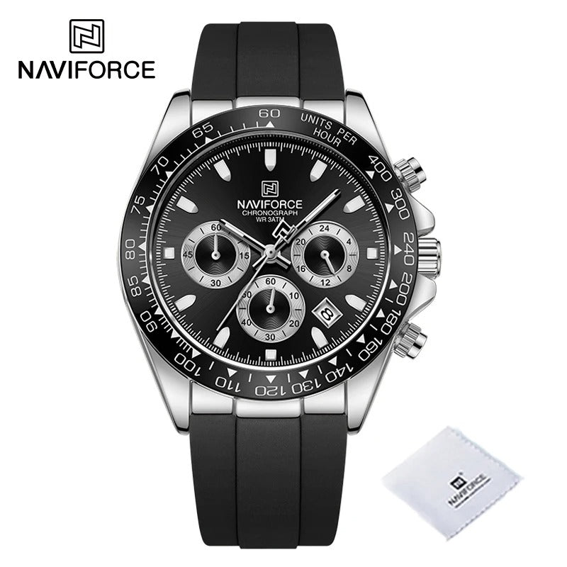 Reloj Naviforce NF8054 Hombre Silicona Cronógrafo