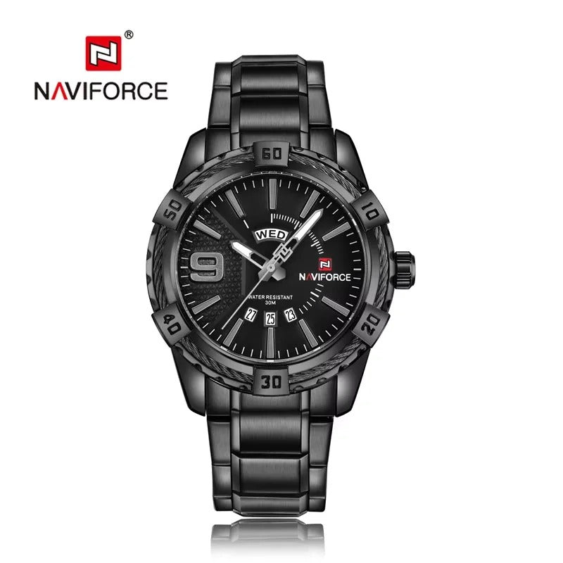 Reloj Naviforce NF9117S Hombre Acero Calendario