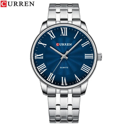 Reloj Curren 8422 Hombre Acero Minimalista Romano